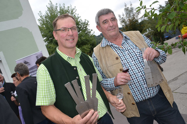Gleich vierfach vergoldet wurde Berthold Eppensteiner aus Gresten-Land (l.), am Bild mit seinem Kollegen Josef Rechberger. | Foto: Stefan Hackl