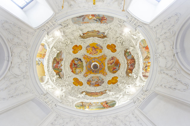 Die Kuppel im Mausoleum | Foto: Foto Fischer