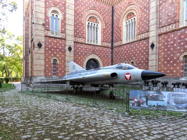 Auch ein SAAB-Draken ist hier zu bestaunen