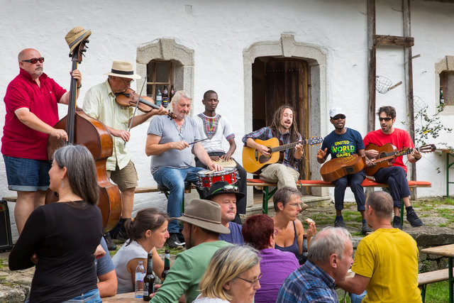 Das Jamen zum Abschluss zählt zu den Highlights einer jeden sunnseitn. | Foto: önj Unterkagerer/Binder