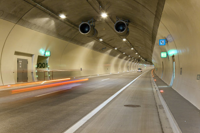 S1: Tunnel wird mit besserem Brandschutz versehen