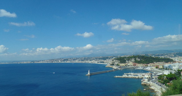 Malerische Fahrt an der Cote d`Azur zum Cap Ferrat.