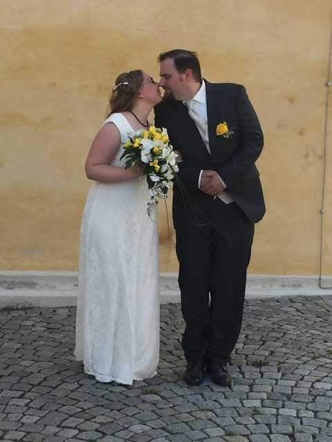 Elisabeth und Thomas Amann heirateten 2016 Retz.              Foto: ag