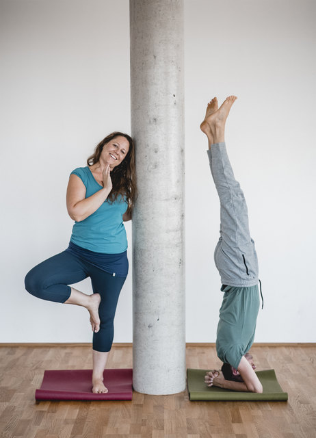 Privat und beruflich für das Unternehmerpaar zentral: Yoga.