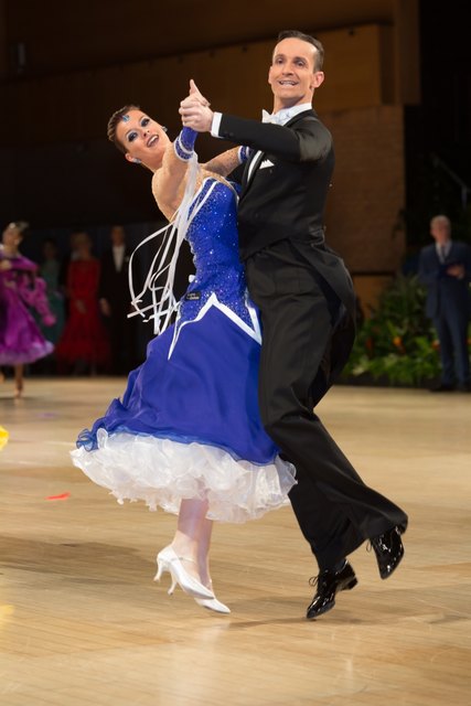 Daniela Seiringer & Maximilian Kopt vom TSC Grün-Rot-Wels: 2.Platz WeWK 2017 | Foto: ©Peter Suba;