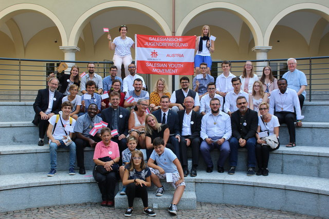 Christoph Salinger SDB im Kreis seiner Familie und der Don Bosco Familie aus Österreich in Turin. | Foto: Don Bosco