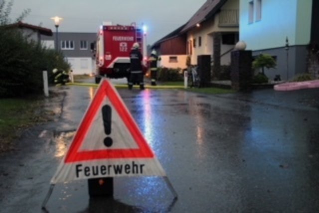 Gestern haben heftige Unwetter unsere Florianijünger auf Trab gehalten.