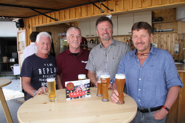Band Forever Young: Gerhard, Sepp und Fred mit Hans Gann.