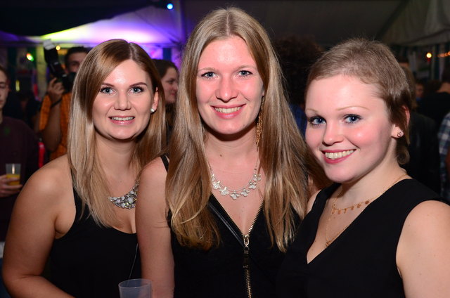 Katrin, Katharina und Daniela feierten den Samstagabend in Blümling