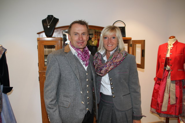 Als Models wirkten Alfred und Karin Moser mit.