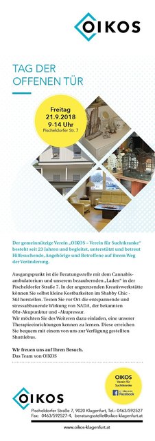 Einladung zum Tag der offenen Tür bei Oikos | Foto: Oikos