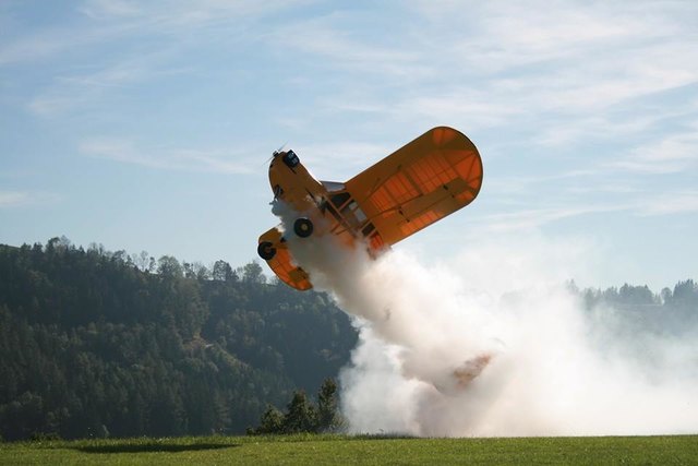 Über den Wolken muss die Freiheit grenzenlos sein: Die Mitglieder des MFC Eisenstraße drehen wilde Pirouetten in luftigen Höhen. | Foto: MFC Eisenstraße