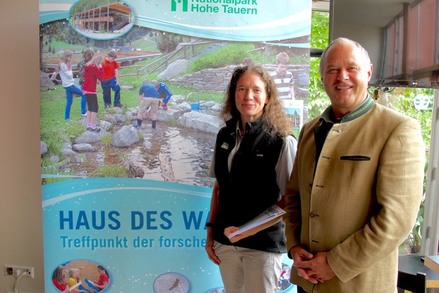 Brigitte Eckle und Hermann Stotter freuen sich auf den Tag der offenen Tür im Haus des Wassers.