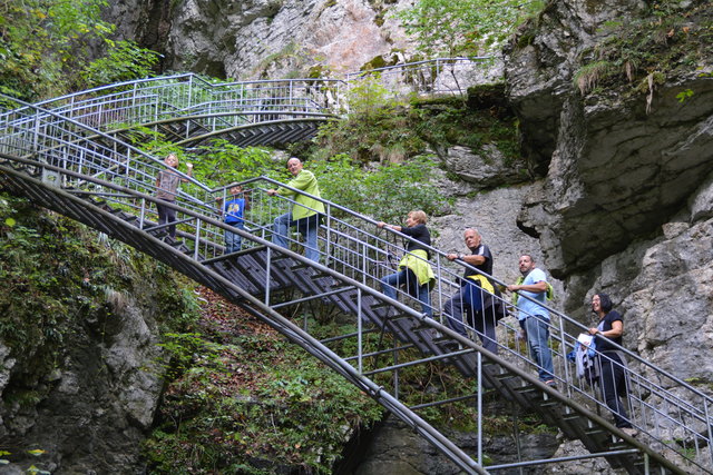 Durch den Naturpark Ötscher-Tormäuer ging's hinauf zum Einstieg der Ötscher-Tropfsteinhöhle.