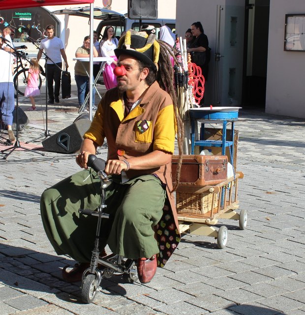 Eliran Hasson begeisterte die Kids mit seiner Bubble Clown Show.