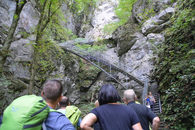 Durch den Naturpark Ötscher-Tormäuer ging's hinauf zum Einstieg der Ötscher-Tropfsteinhöhle.
