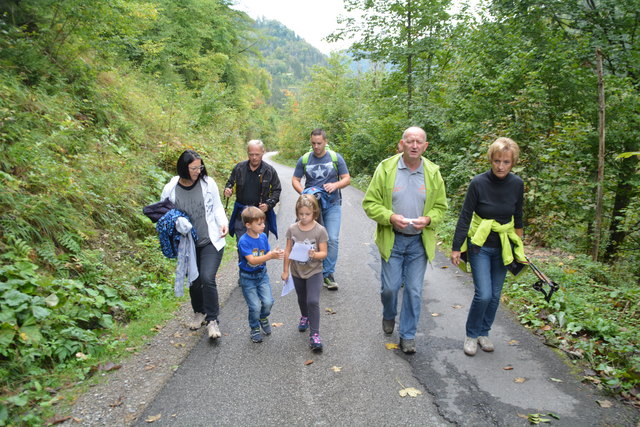 Durch den Naturpark Ötscher-Tormäuer ging's hinauf zum Einstieg der Ötscher-Tropfsteinhöhle.