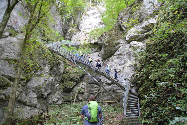Durch den Naturpark Ötscher-Tormäuer ging's hinauf zum Einstieg der Ötscher-Tropfsteinhöhle.
