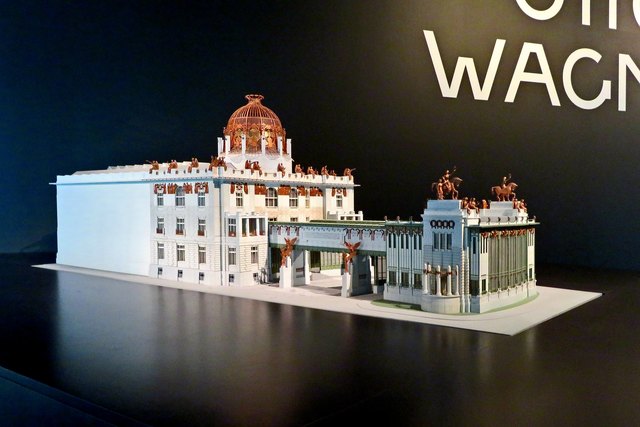 Das Modell von Otto Wagners Großem Entwurf für ein neues Wien-Museum, das jedoch nie gebaut wurde