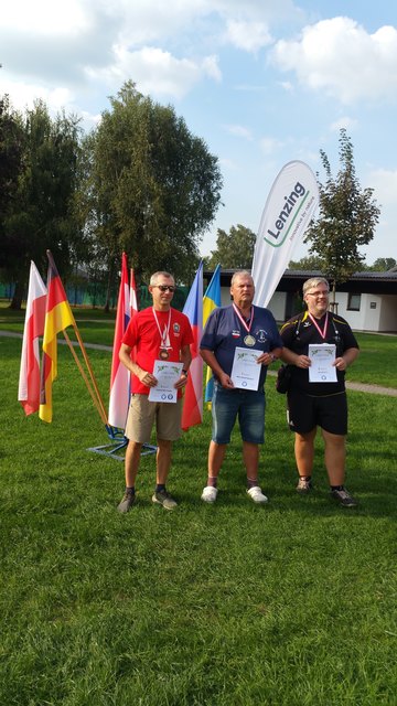 (v.l.) Kadantsev Andriy Andriy 3.Rang,  Wolfinger Manfred 1. Rang, Gielen Eric 2. Rang﻿ | Foto: HSV L / ZV Ennsdorf
