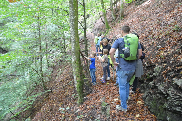 Durch den Naturpark Ötscher-Tormäuer ging's hinauf zum Einstieg der Ötscher-Tropfsteinhöhle.