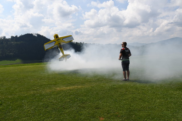 Der Modellflug erfordert äußerst viel Fingerspitzengefühl. | Foto: MFC Eisenstraße