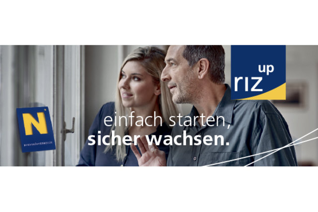 riz up begleitet Sie bei Ihren unternehmerischen Entscheidungen. Einfach informieren: www.riz-up.at