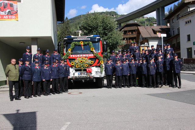 Die Feuerwehr Krems hat ein neues Tanklöschfahrzeug bekommen