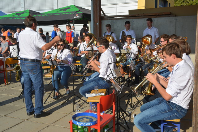 Die HTL Brass Band sorgte für die musikalische Untermalung.