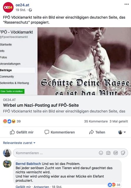 Das Posting von Bernd Babitsch