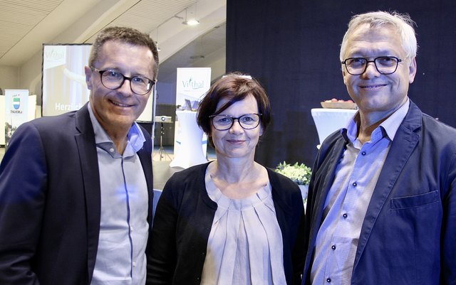Klaus und Regina Mitterhauser mit Dir. Franz Stockinger | Foto: BRS/Traxler