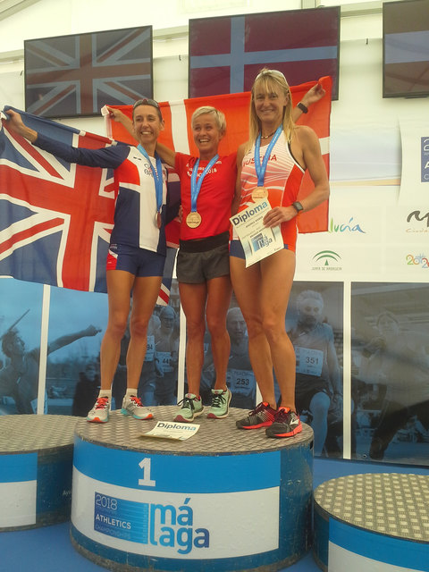 Andrea Weber vom SV Reutte (re.) holte bei der Masters-WM die Bronzemedaille. | Foto: privat