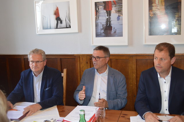 Franz Schabetsberger (l.), Erich Rippl (Lengau) und Fritz Hosner (Geiersberg). | Foto: BRS