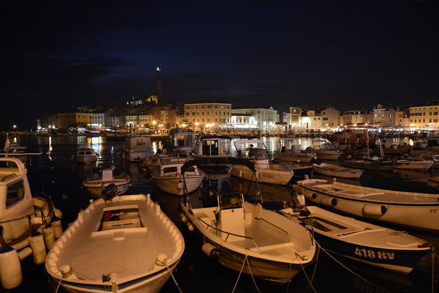 Rovinj im Abendkleid