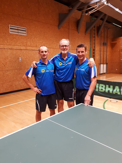 Die Siegermannschaft aus Reutte v.l.: Piotr Chmielak, Manfred Storf und Heinz-Peter Strele. | Foto: SVR