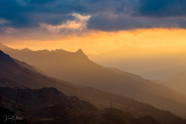 Herrliche Abendstimmung am Arlberg !