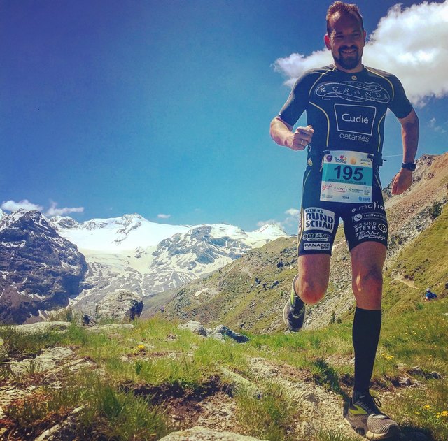 Andreas Gindlhumer aus Steyr beim diesjährigen Stelvio Marathon in Südtirol. | Foto: Gindlhumer