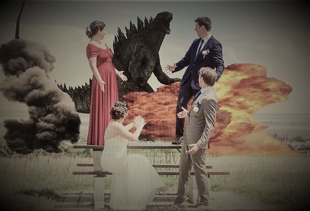 Wir waren nicht allein auf unserer Hochzeit ;-)