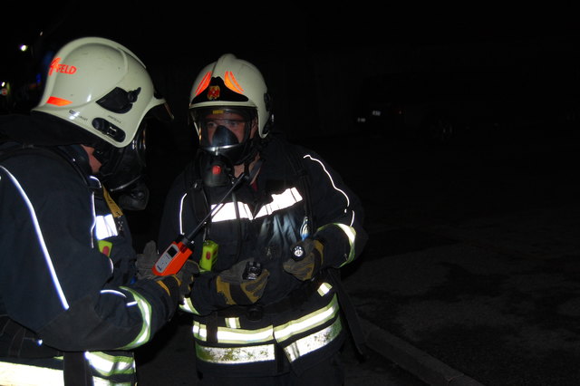 Die Stadtfeuerwehr Pinkafeld war nach einem Gasaustritt im Einsatz.