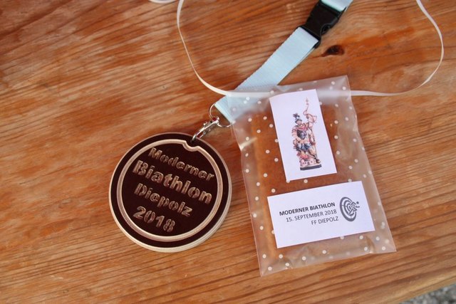 Medaille und Lebkuchen zur Stärkung