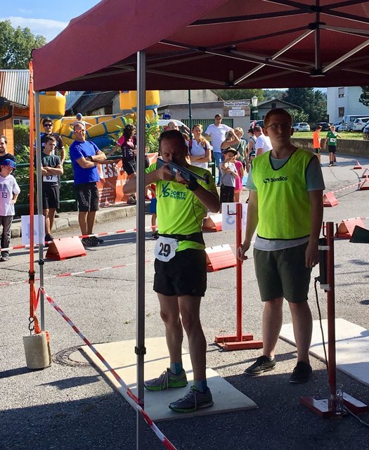 zweite mal Schießen stehend