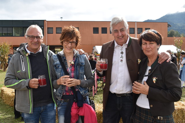 Sigi, Helga, Seppi und Silvia (v. li)
