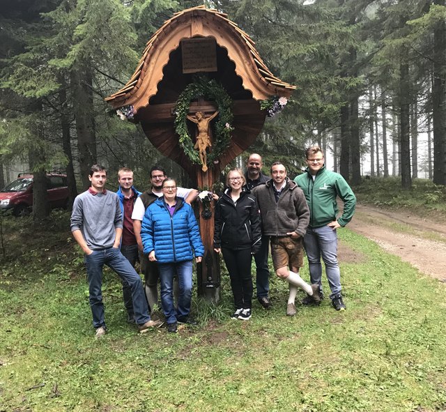 Landjugend Lavamünd mit den Bildungsreferenten Silke und Erich Pachler