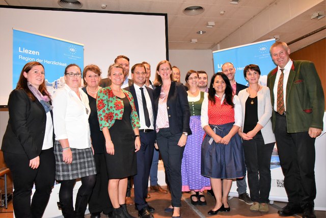 Im Schloss Trautenfels fanden sich zahlreiche Ehrengäste aus allen Gesellschaftsbereichen des Bezirkes Liezen ein. | Foto: Regionalmanagement Liezen