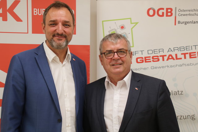 Kritik an der Kassenfusion: Michalitsch und Mauersics | Foto: ÖGB