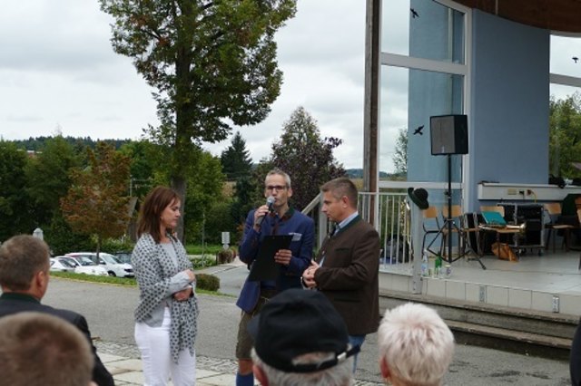 Auch Gäste aus der Partnergemeinde Eggersdorf Ketjufalu  in Ungarn konnten begrüßt werden.