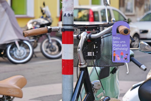 Die Flyer sollen auf das Problem aufmerksam machen. | Foto: Zeglovits