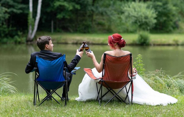 Hochzeit mit Festivalatmosphäre - unsere Liebe rockt