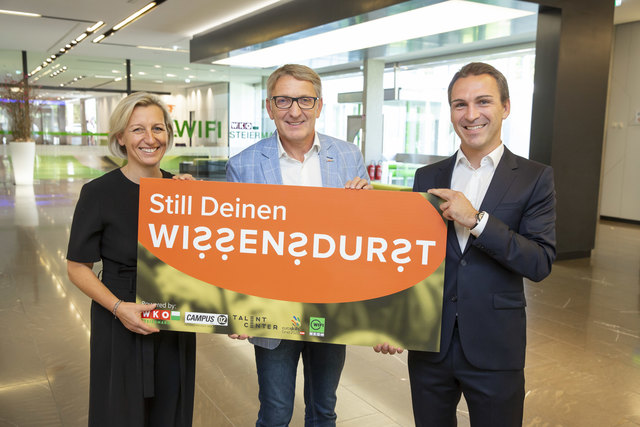 Freuen sich: K. Edlinger-Ploder, J. Herk und M. Neubauer (v. l.) | Foto: Fischer