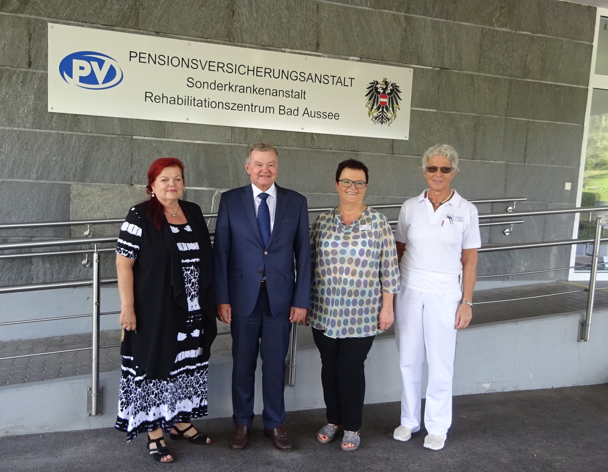PVA-Obmann Manfred Anderle besucht Rehazentrum Bad Aussee - Liezen